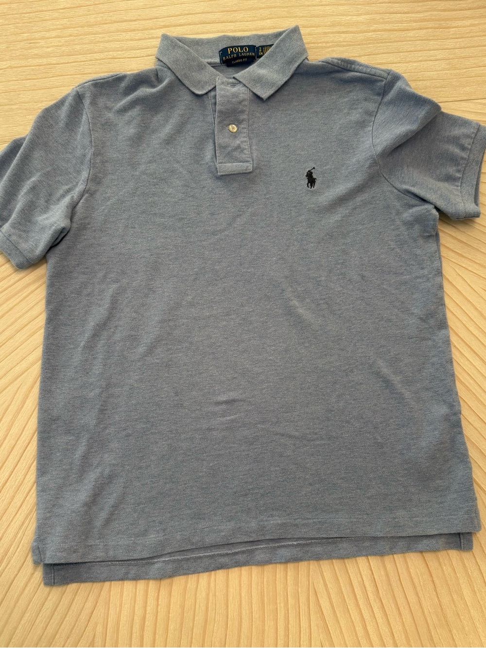 Polo by Ralph Lauren Dusty Blue Men's Cotton Polo